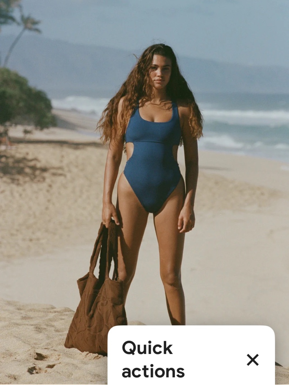 Abysse Margo One Piece - Ocean Rib Royal Blue One-Piece Swimsuit - Picture 7 of 10
